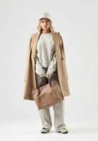 ADIDAS PERFORMANCE Felpa girocollo Essentials Small beige da donna JI6069 . ADIDAS PERFORMANCE 