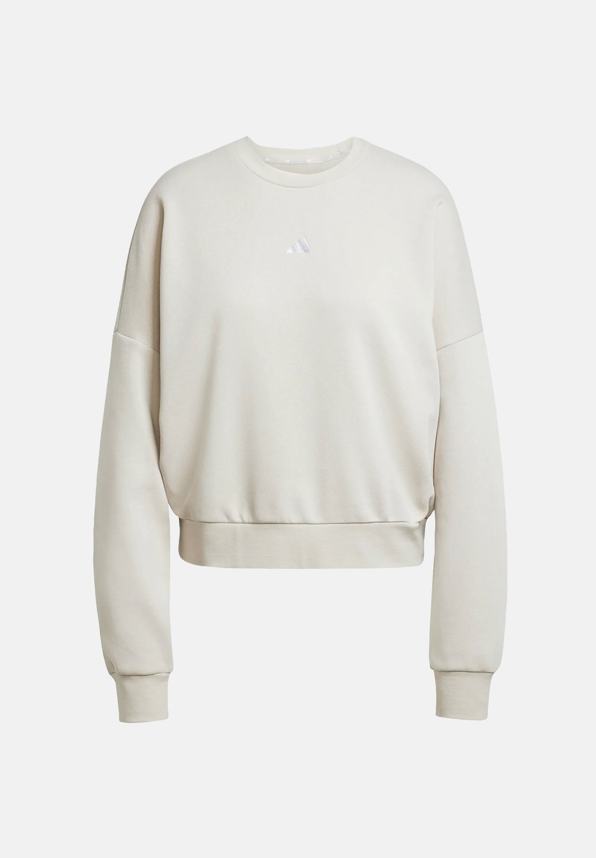 ADIDAS PERFORMANCE Felpa girocollo Essentials Small beige da donna JI6069 . ADIDAS PERFORMANCE 