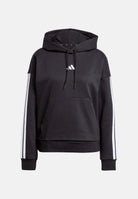 ADIDAS PERFORMANCE Felpa ESSENTIALS 3-STRIPES FLEECE HOODIE da donna. JX2538 . ADIDAS PERFORMANCE 