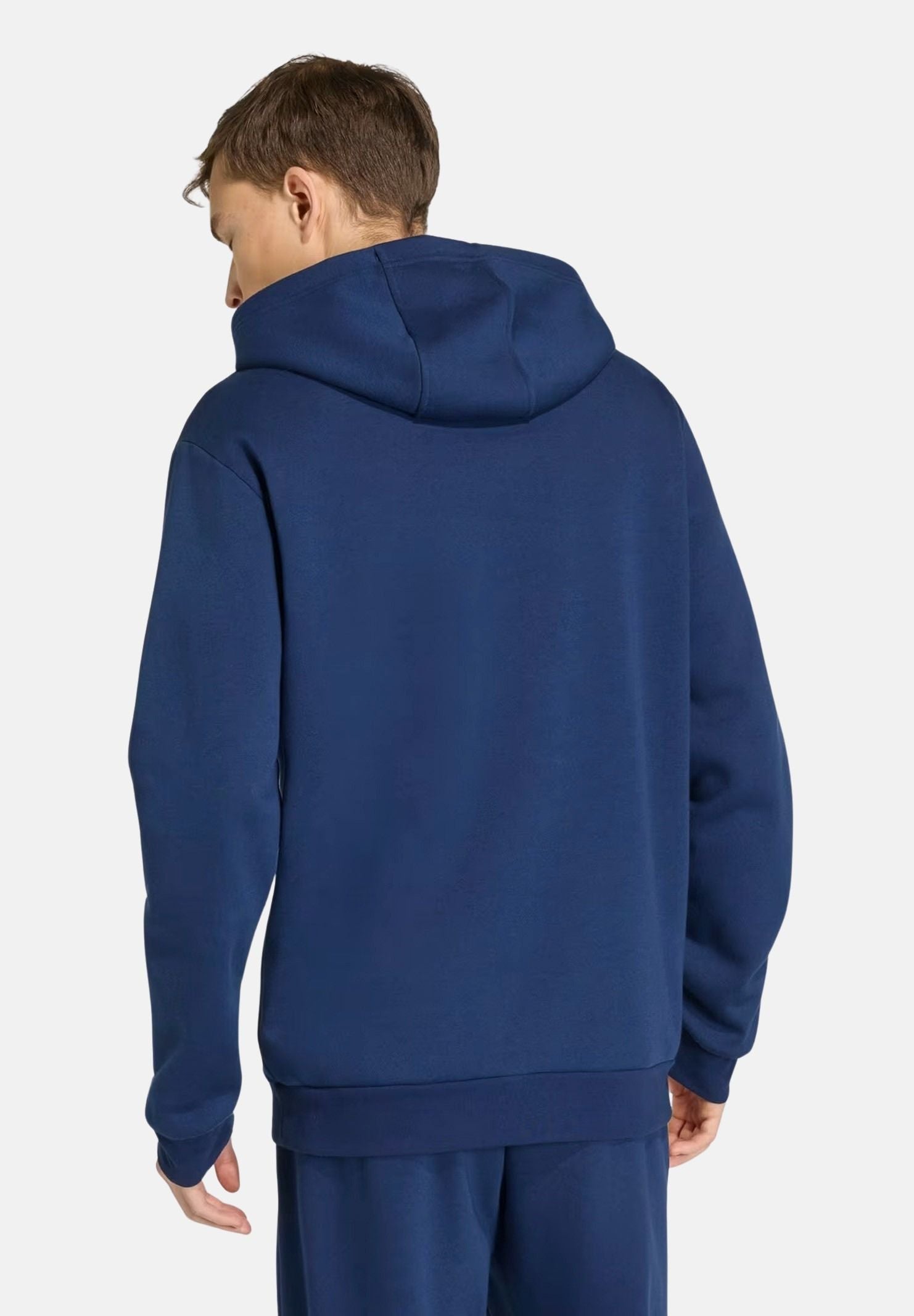 ADIDAS PERFORMANCE Felpa con cappuccio navy-blu con logo adidas a contrasto. JZ6583 . ADIDAS PERFORMANCE 