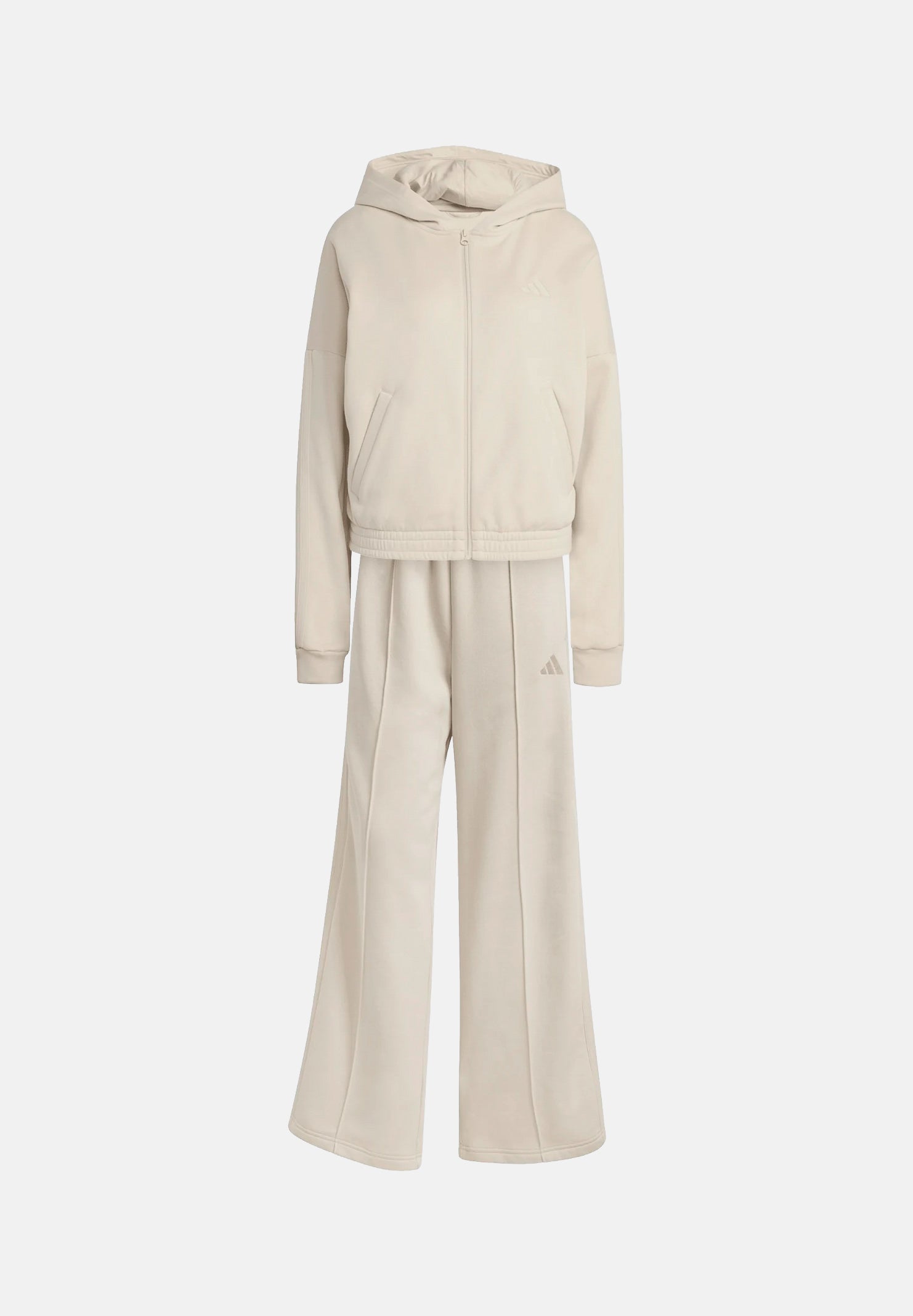 ADIDAS PERFORMANCE Tuta ENERGIZE TRACK SUIT Crystal Linen beige da donna. KB8172 . ADIDAS PERFORMANCE 