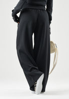 ADIDAS PERFORMANCE Pantaloni SOFT LUX STRAIGHT neri da donna KE6823 . ADIDAS PERFORMANCE 