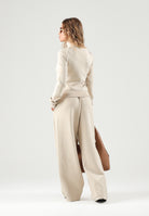 ADIDAS PERFORMANCE Pantaloni SOFT LUX  Linen beige da  donna. KE6829 . ADIDAS PERFORMANCE 