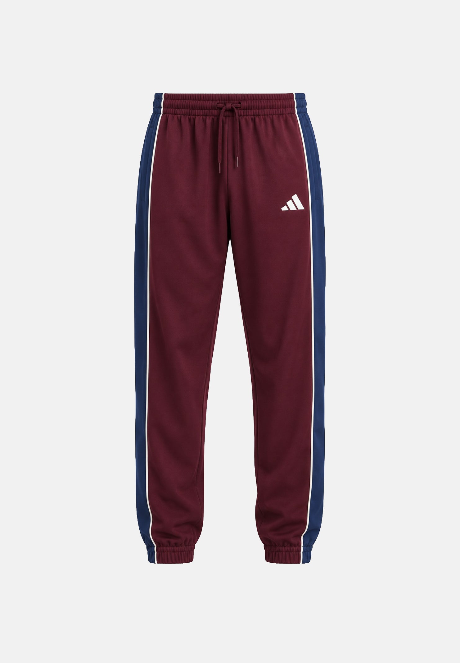 ADIDAS PERFORMANCE Pantaloni sportivi M CB FL PANTS maroon bordeaux e blu scuro da uomo KF4210 . ADIDAS PERFORMANCE 