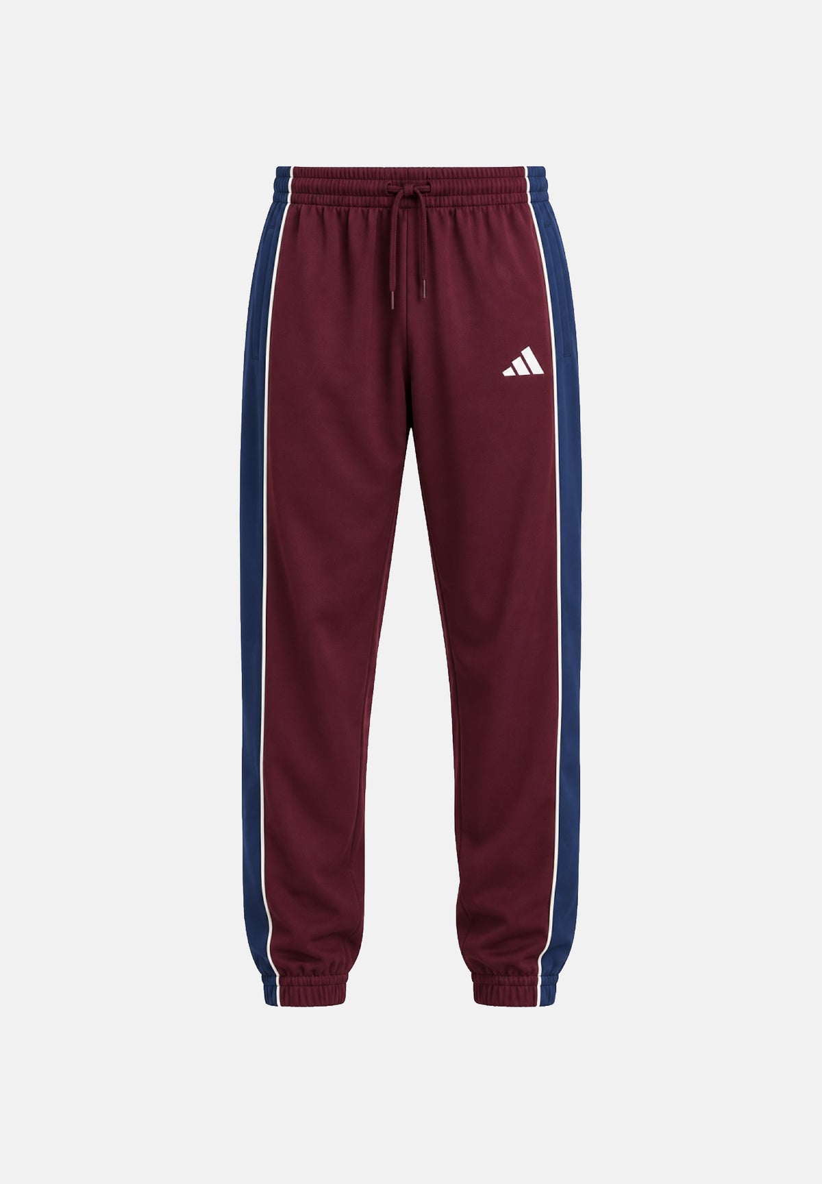 ADIDAS PERFORMANCE Pantaloni sportivi M CB FL PANTS maroon bordeaux e blu scuro da uomo KF4210 . ADIDAS PERFORMANCE 