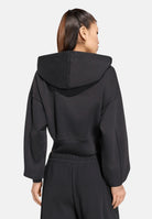 ADIDAS PERFORMANCE Felpa FLEECE con cappuccio, nero da donna <BR/> KF6245 . ADIDAS PERFORMANCE 