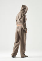 ADIDAS PERFORMANCE Pantaloni ESSENTIALS CONTEMPORARY in colorazione tortora da donna KF6249 . ADIDAS PERFORMANCE 
