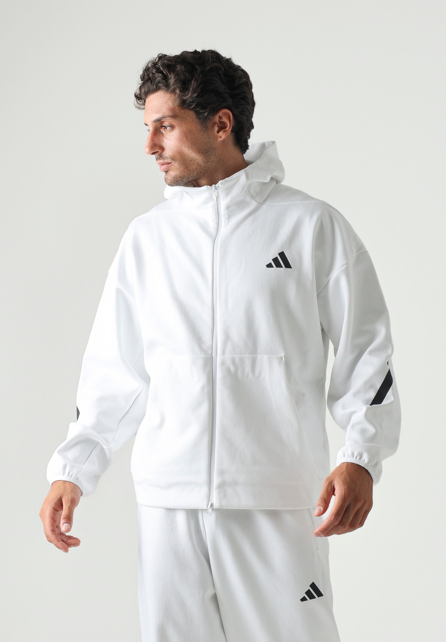 ADIDAS PERFORMANCE giacca da allenamento adidas Z.N.E. con zip integrale White bianco uomo. KF6439 . ADIDAS PERFORMANCE 