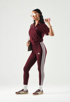 ADIDAS PERFORMANCE Leggings 3-STRIPES ESSENTIAL LEGGINGS bordeaux da donna. KF8313 . ADIDAS PERFORMANCE 