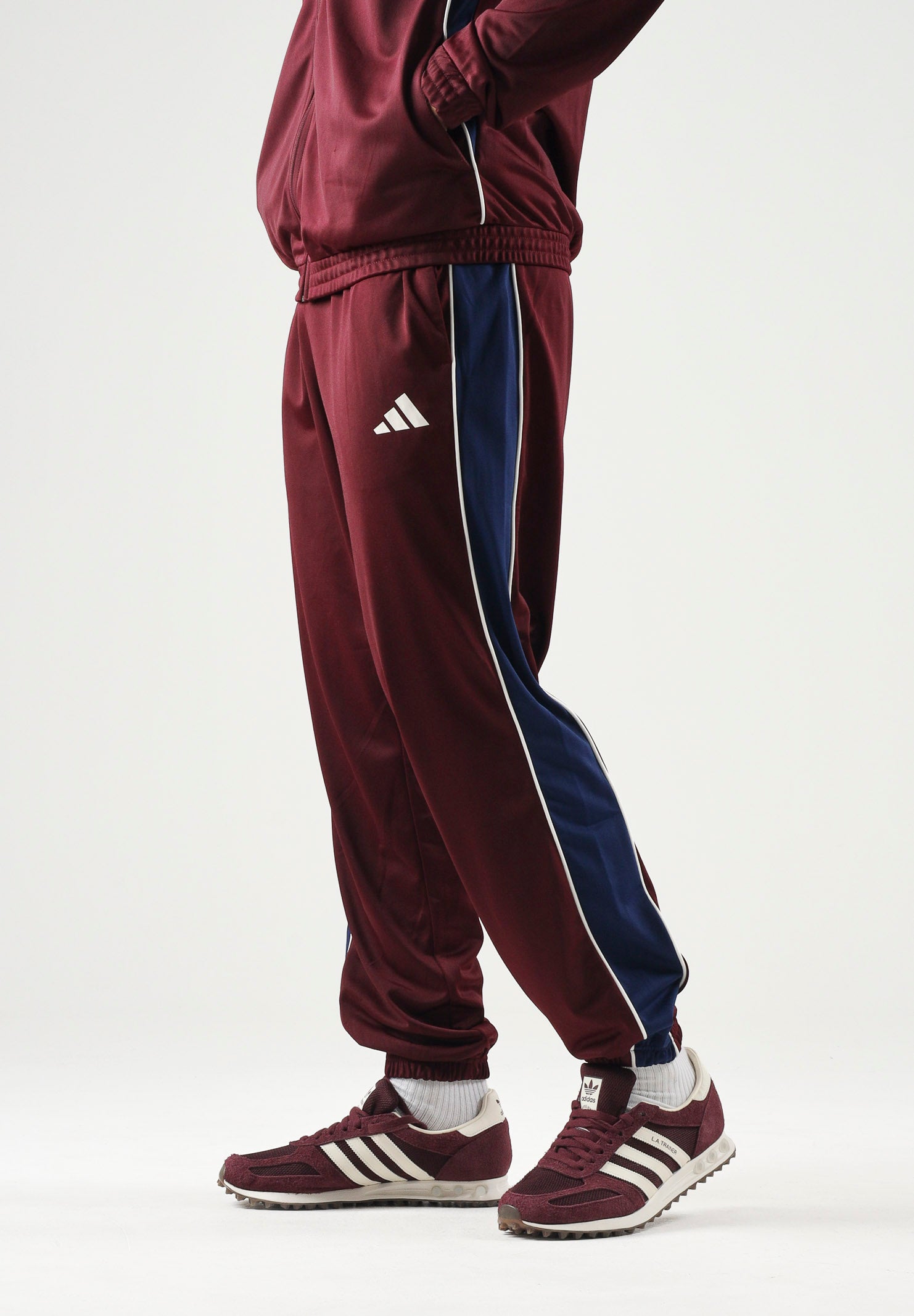ADIDAS PERFORMANCE Tuta COLORBLOCK Maroon-amaranto, bordeaux da uomo KH2731 . ADIDAS PERFORMANCE 