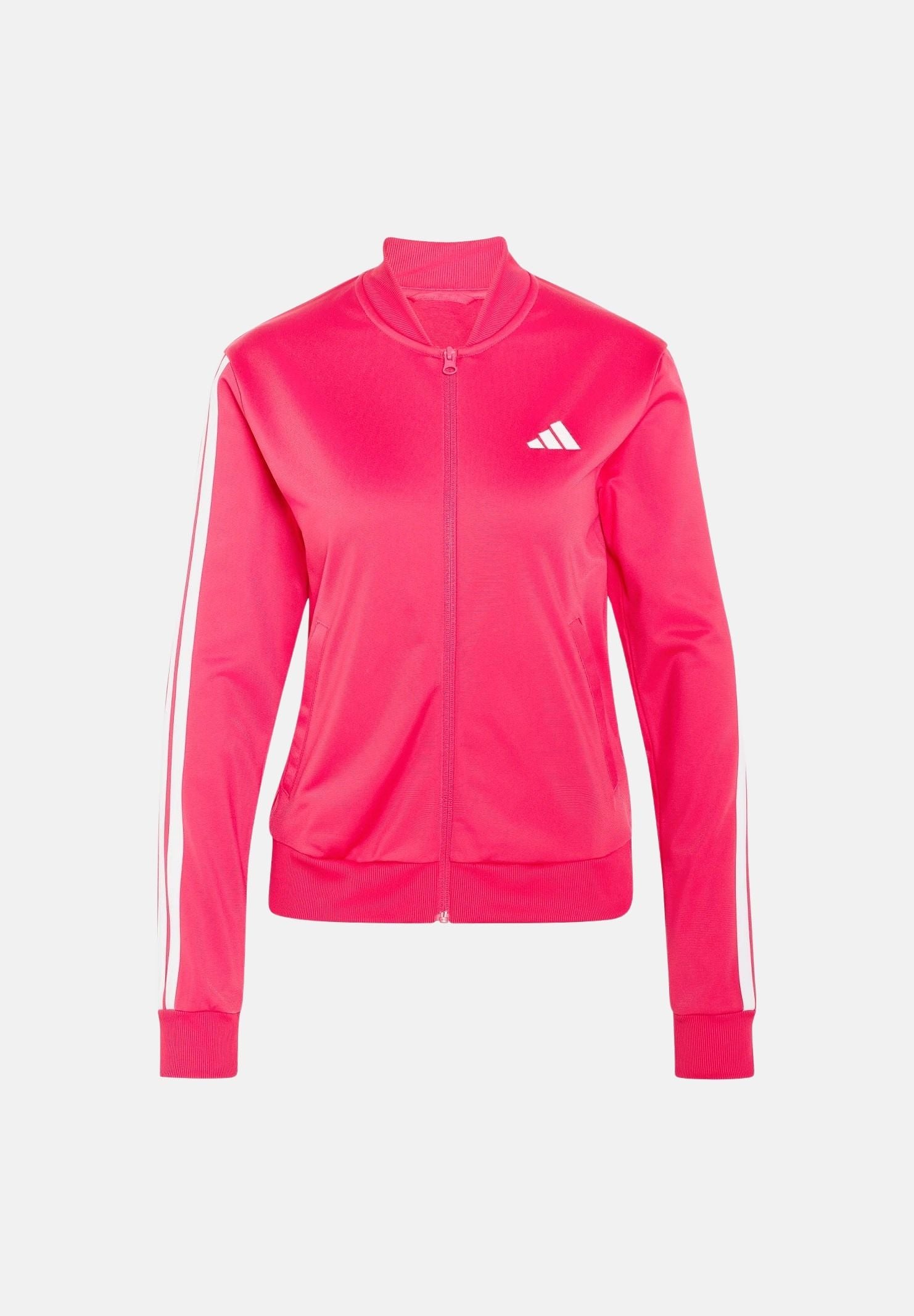 ADIDAS PERFORMANCE Tuta ESSENTIALS 3-STRIPES Power Pink da donna KQ7576 . ADIDAS PERFORMANCE 