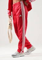 ADIDAS PERFORMANCE Tuta sportiva ESSENTIALS 3-STRIPES Power Pink rosa acceso da donna in tessuto acetato KQ7576 . ADIDAS PERFORMANCE 