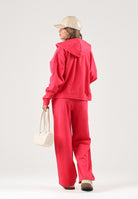 ADIDAS PERFORMANCE Tuta ENERGIZE TRACK SUIT Power pink rosa da donna con logo tono su tono KQ7594 . ADIDAS PERFORMANCE 