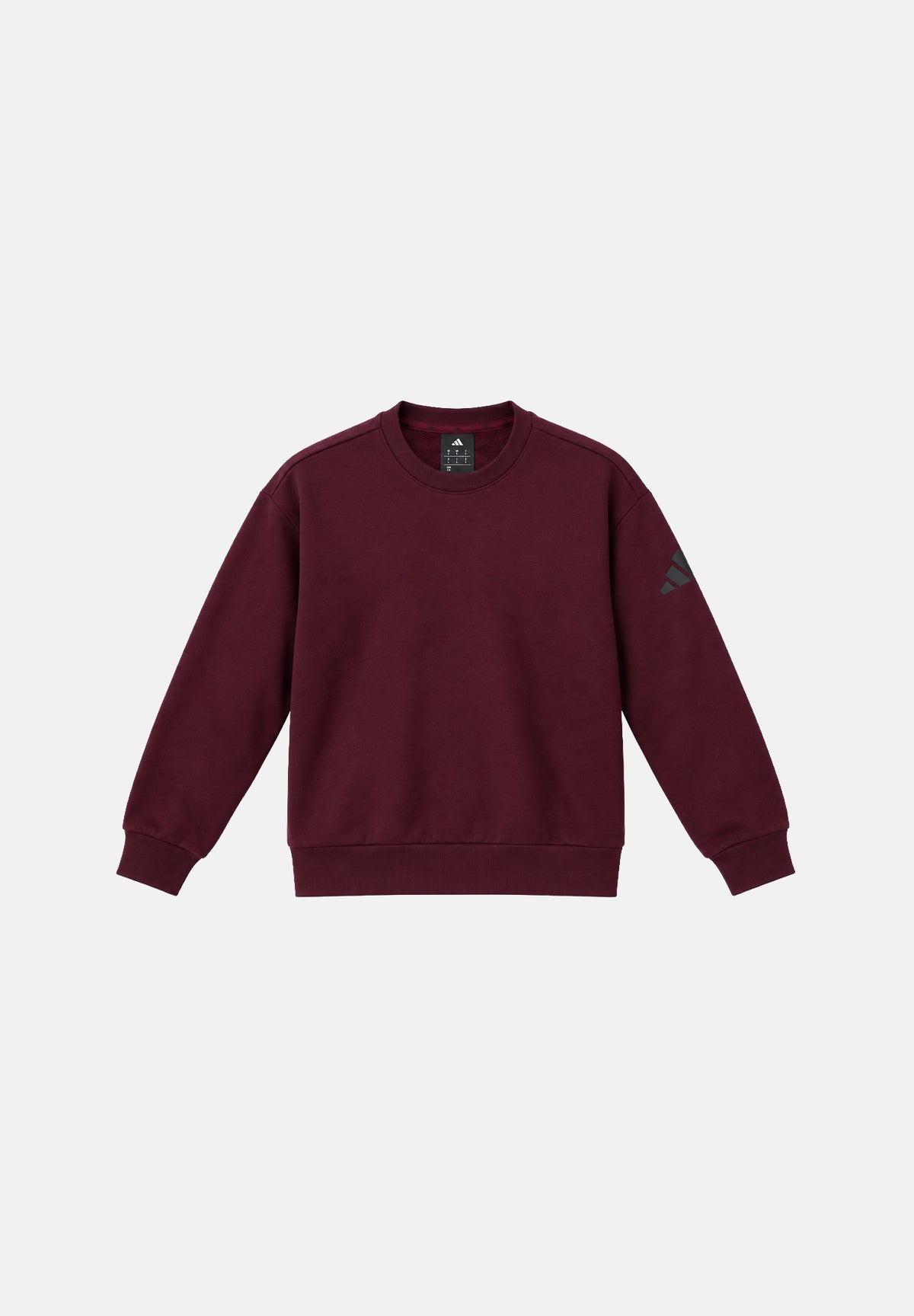 ADIDAS PERFORMANCE Felpa girocollo M SWT FL maroon bordeaux scuro da uomo KR5240 . ADIDAS PERFORMANCE 