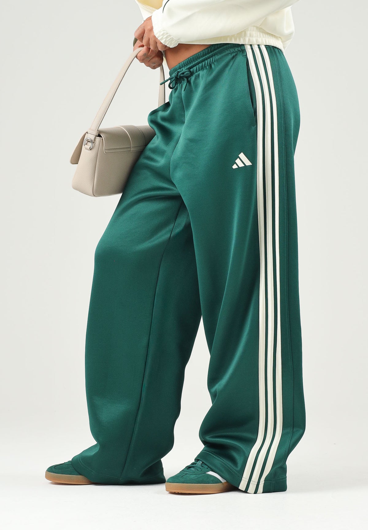 ADIDAS PERFORMANCE Pantaloni STADIUM TRACK verde da donna KR5303 . ADIDAS PERFORMANCE 