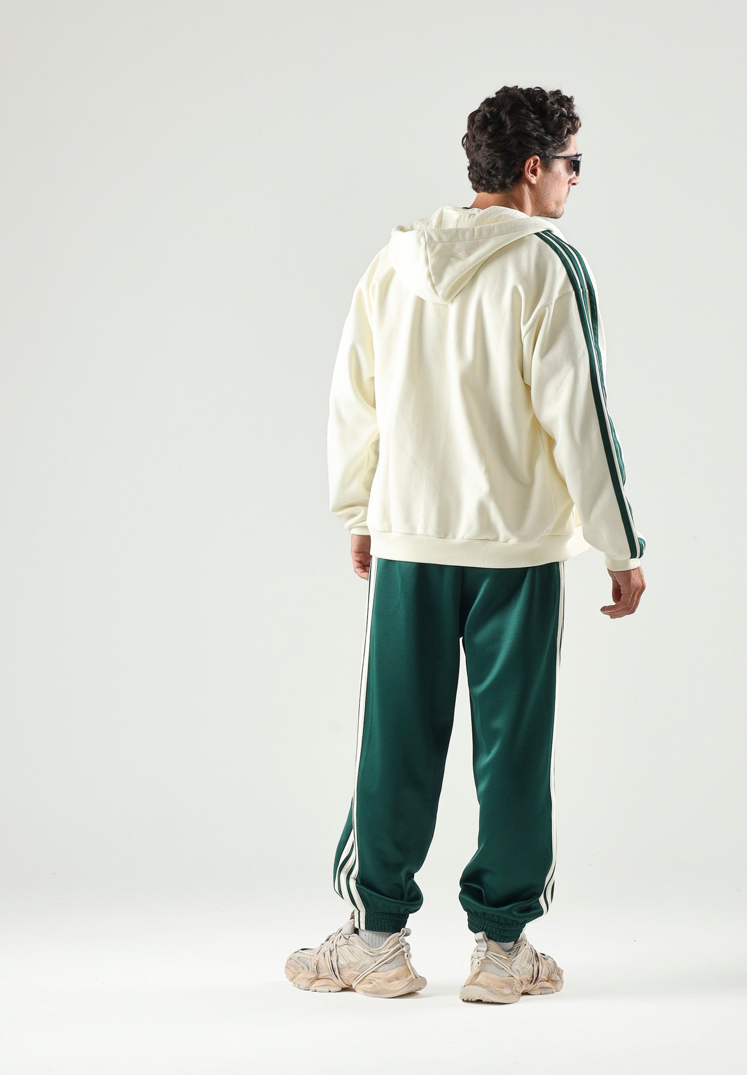 ADIDAS PERFORMANCE pantaloni sportivi Stadium Track Pants Collegiate Green/Ivory verde e avorio da uomo. KR7787 . ADIDAS PERFORMANCE 