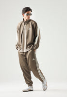 ADIDAS PERFORMANCE Felpa con zip Stadium Khaki Six beige e avorio uomo. KR7795 . ADIDAS PERFORMANCE 