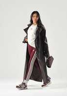 ADIDAS PERFORMANCE Leggings ESSENTIALS 3-STRIPES  bordeaux da donna. KS6288 . ADIDAS PERFORMANCE 