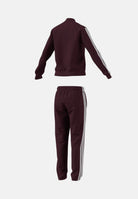 ADIDAS PERFORMANCE Tuta 3 STRIPES SET Maroon, bordeaux, da donna KT0512 . ADIDAS PERFORMANCE 