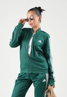 ADIDAS PERFORMANCE Tuta DAYREADY TRACKSUIT verde da donna KT0514 . ADIDAS PERFORMANCE 