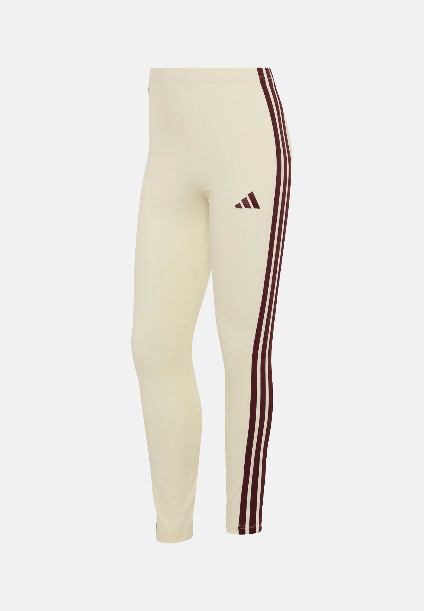 ADIDAS PERFORMANCE Leggings ESSENTIALS 3-stripes maroon avorio da donna <BR/> KT1285 . ADIDAS PERFORMANCE 