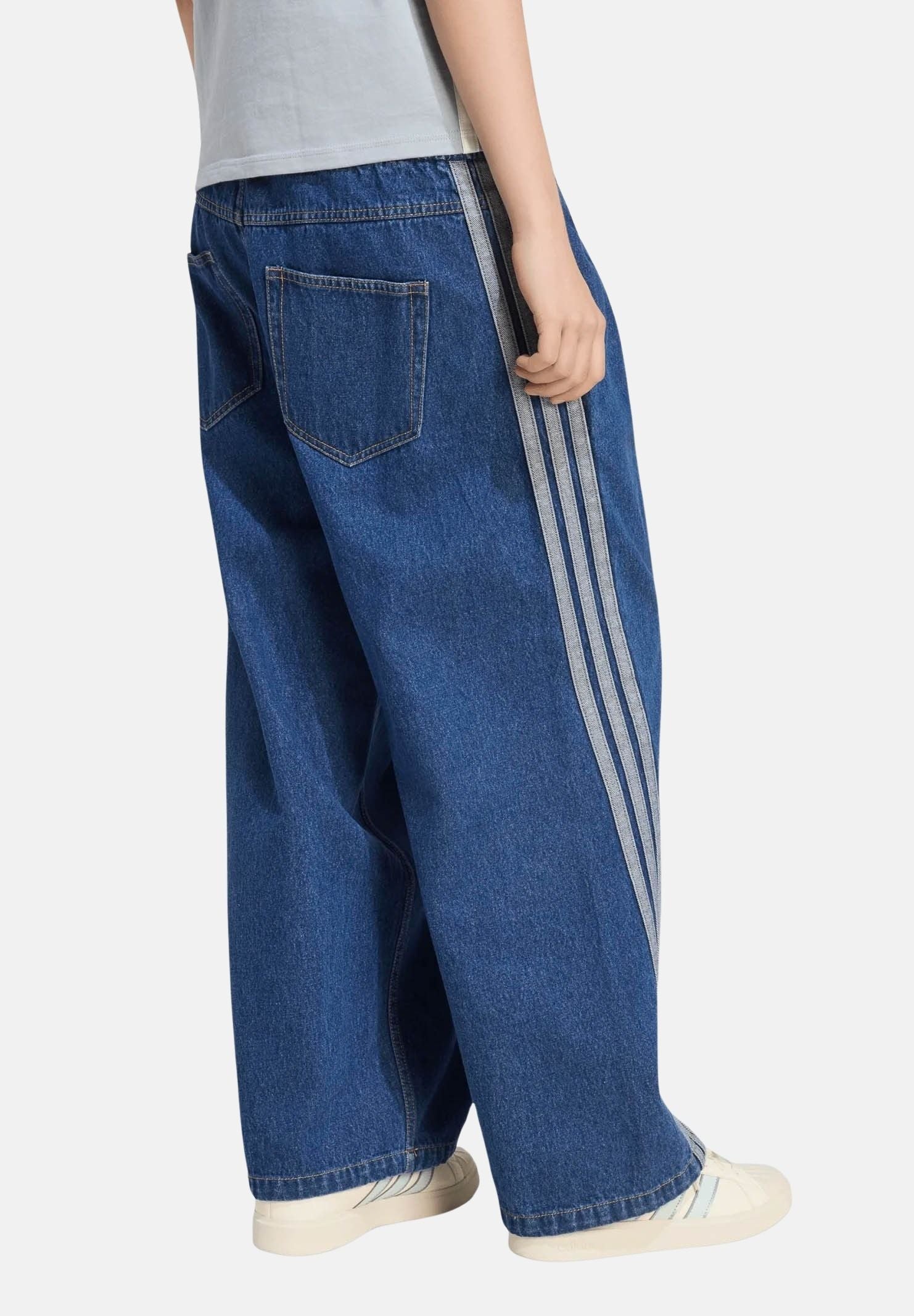 ADIDAS PERFORMANCE Pantaloni STADIUM WASHED denim loose da donna KV0618 . ADIDAS PERFORMANCE 