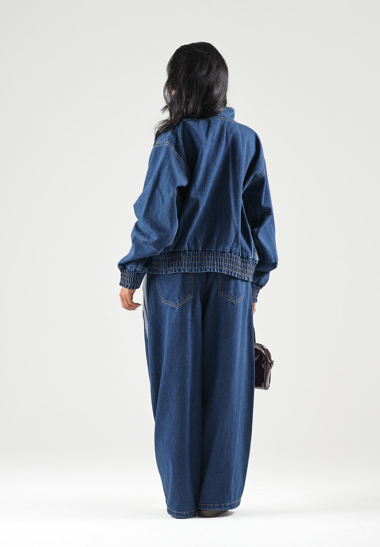 ADIDAS PERFORMANCE Pantaloni STADIUM WASHED denim loose da donna KV0618 . ADIDAS PERFORMANCE 