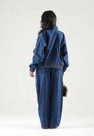 ADIDAS PERFORMANCE Pantaloni STADIUM WASHED denim loose da donna KV0618 . ADIDAS PERFORMANCE 