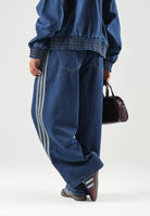 ADIDAS PERFORMANCE Pantaloni STADIUM WASHED denim loose da donna KV0618 . ADIDAS PERFORMANCE 