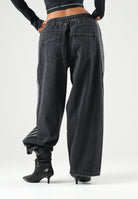 ADIDAS PERFORMANCE Jeans  3-STRIPES WIDE LEG nero per uomo e donna KV0620 . ADIDAS PERFORMANCE 