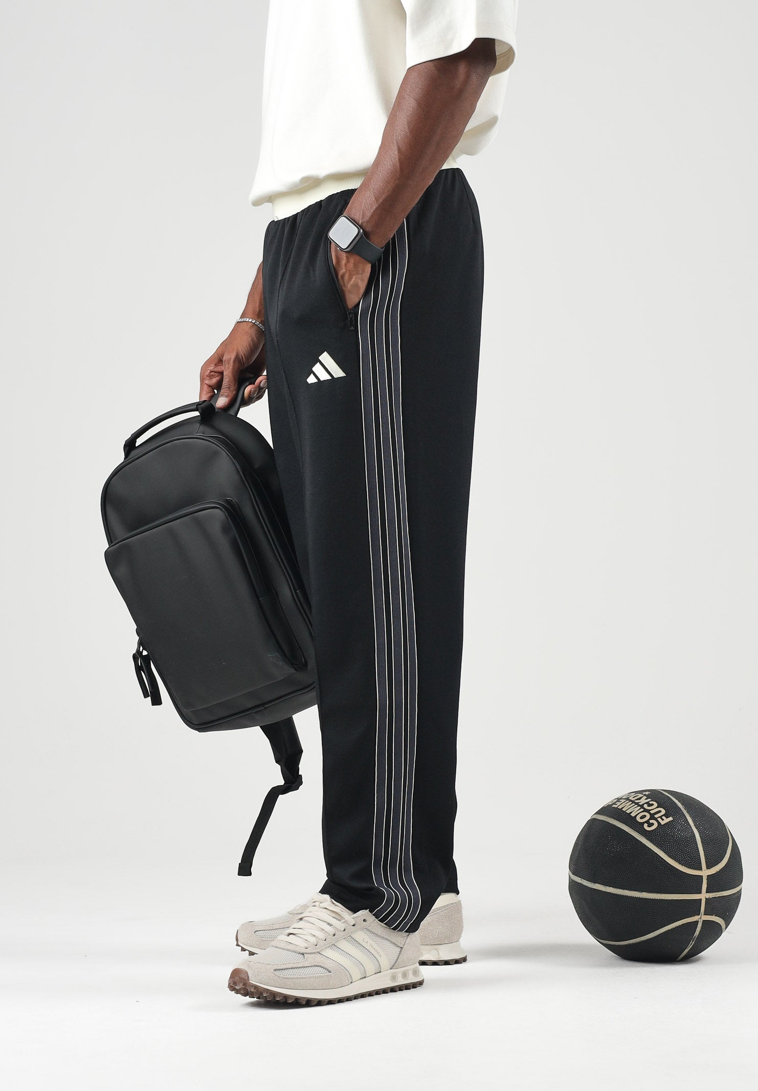 ADIDAS PERFORMANCE Pantaloni sportivi STADIUM neri da uomo KV5918 . ADIDAS PERFORMANCE 