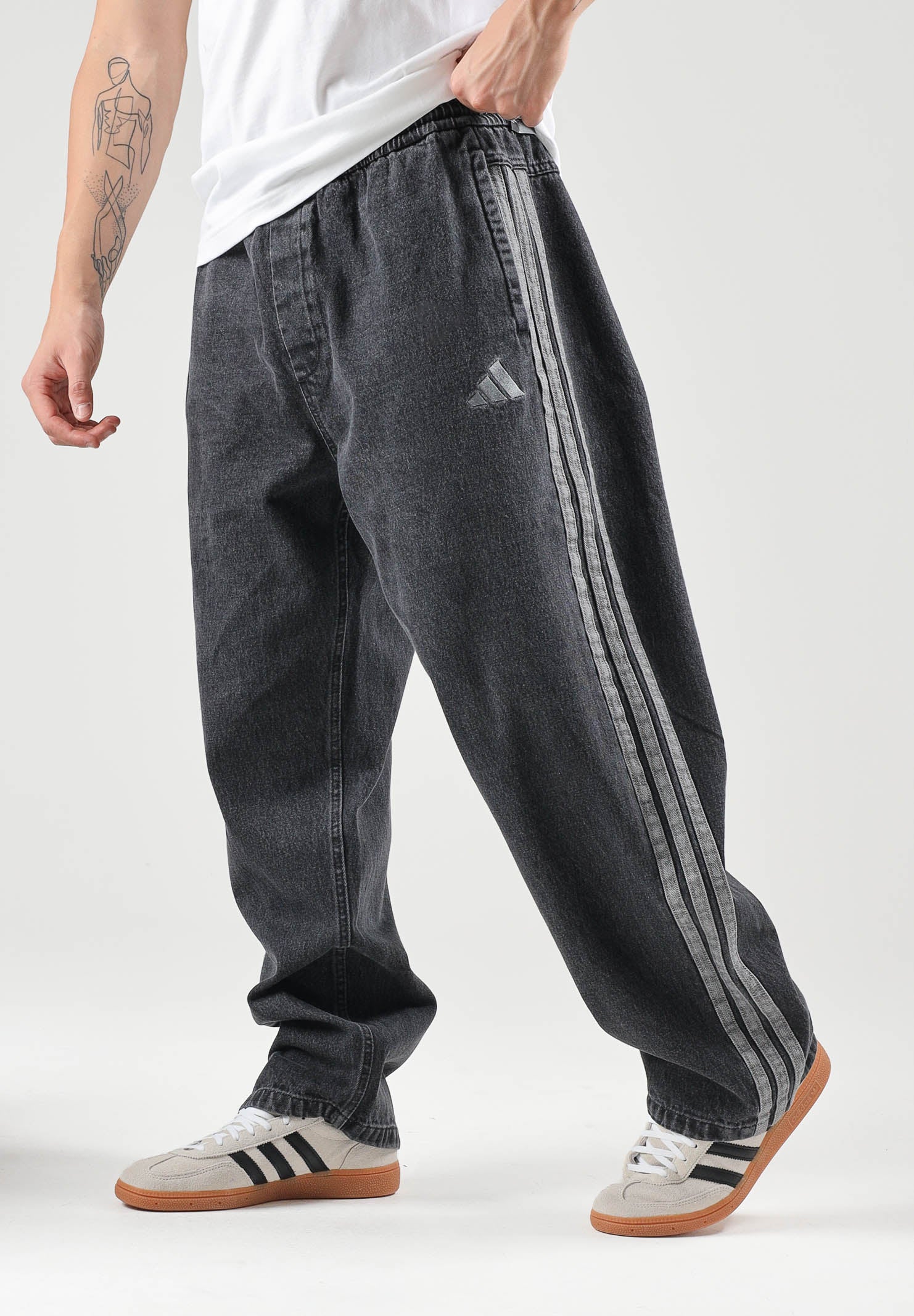 ADIDAS PERFORMANCE jeans sportivi Black nero da uomo. KV8336 . ADIDAS PERFORMANCE 