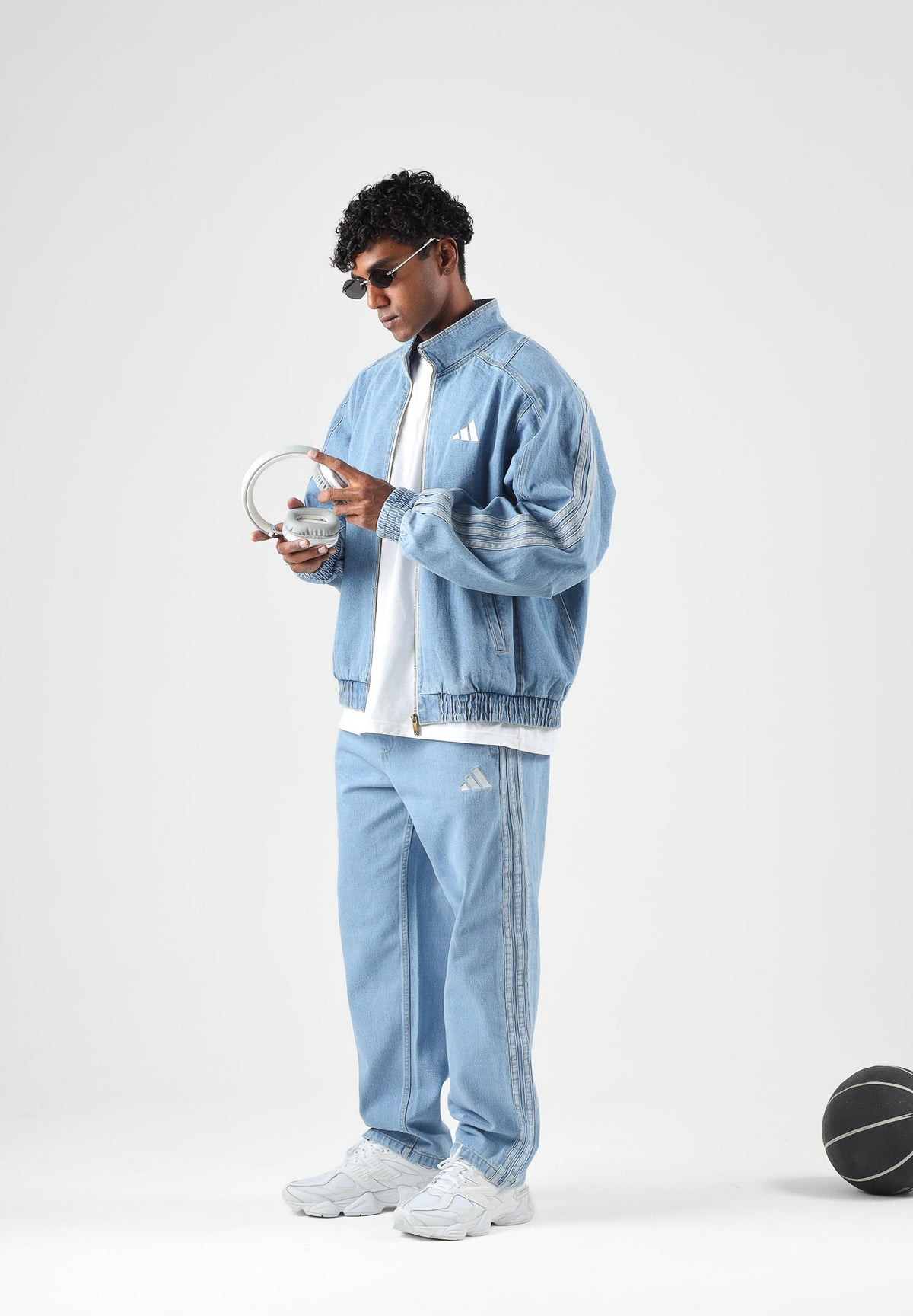 ADIDAS PERFORMANCE Giubbotto di jeans CRSK azzurro chiaro da uomo. KV8347 . ADIDAS PERFORMANCE 