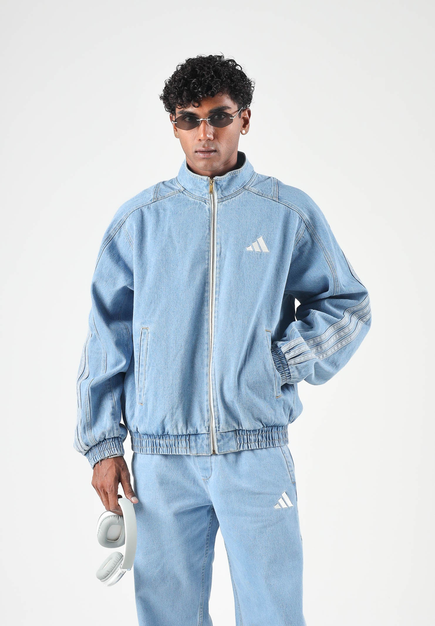 ADIDAS PERFORMANCE Giubbotto di jeans CRSK azzurro chiaro da uomo. KV8347 . ADIDAS PERFORMANCE 