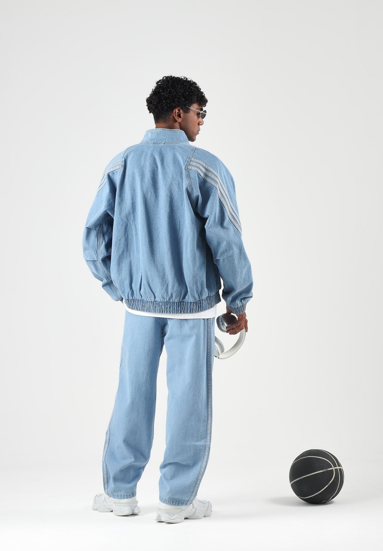 ADIDAS PERFORMANCE  Jeans sportivi 3-Stripes CRSK azzurro chiaro da uomo. KV8349 . ADIDAS PERFORMANCE 