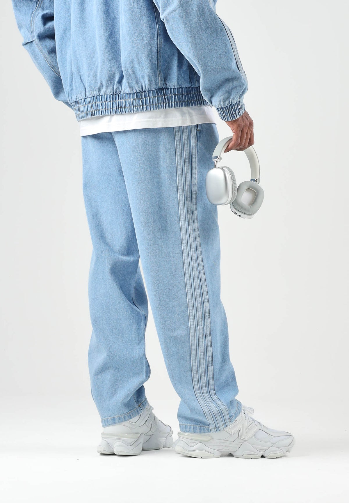 ADIDAS PERFORMANCE  Jeans sportivi 3-Stripes CRSK azzurro chiaro da uomo. KV8349 . ADIDAS PERFORMANCE 