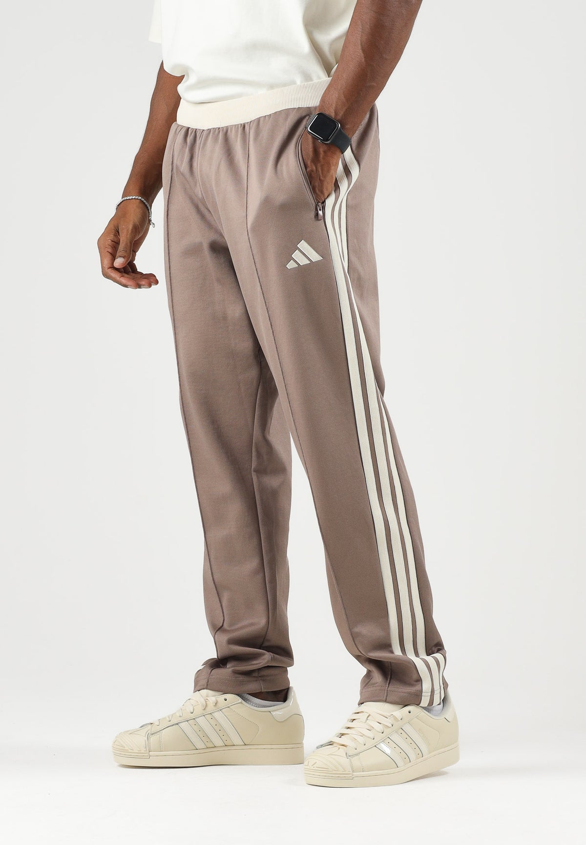 ADIDAS PERFORMANCE Pantaloni sportivi Wonwhi marrone taupe e beige da uomo. KV8381 . ADIDAS PERFORMANCE 