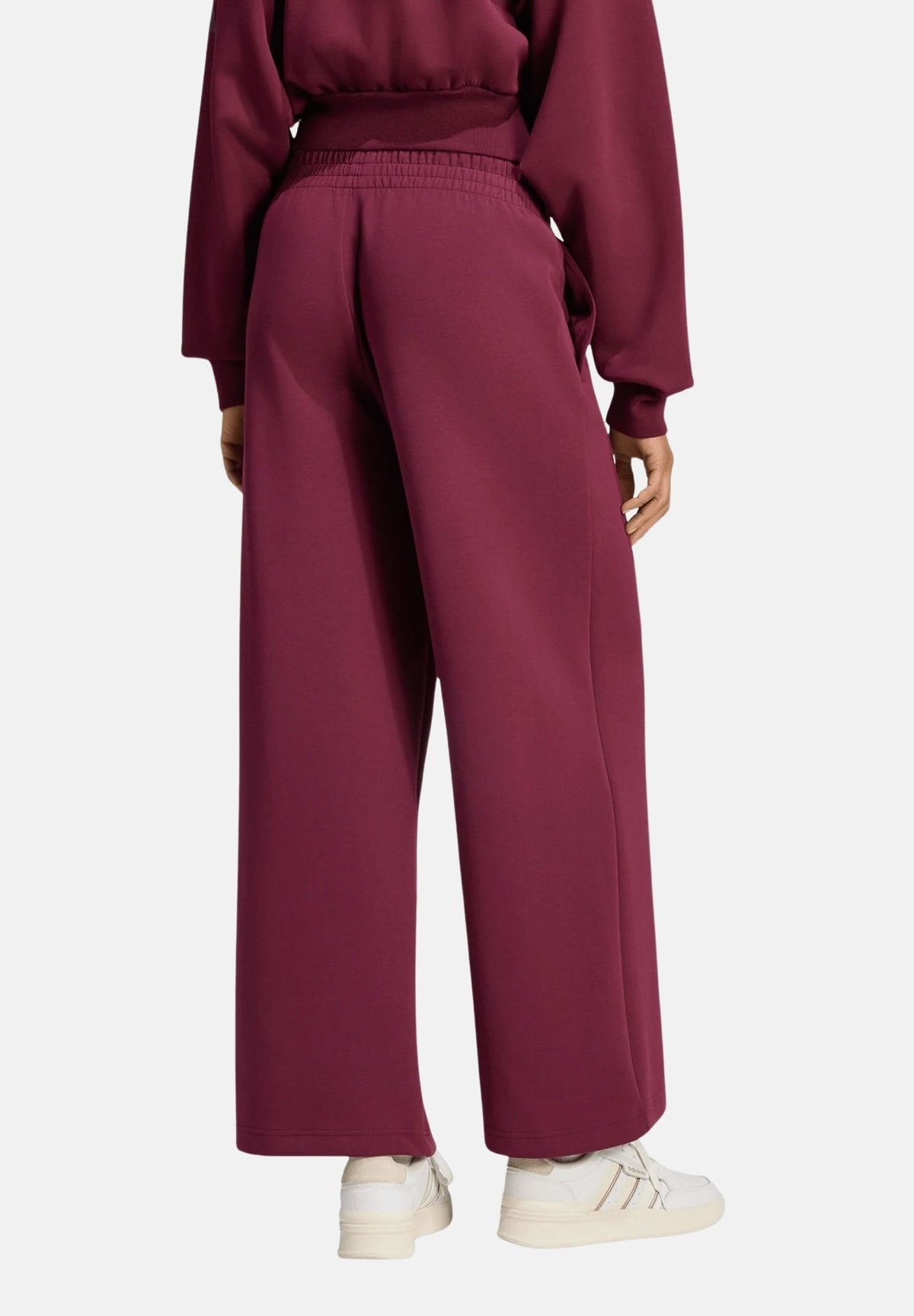 ADIDAS PERFORMANCE Pantaloni SLIM OPEN-HEM Maroon bordeaux da donna. KW0931 . ADIDAS PERFORMANCE 