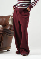 ADIDAS PERFORMANCE Pantaloni SLIM OPEN-HEM Maroon bordeaux da donna. KW0931 . ADIDAS PERFORMANCE 