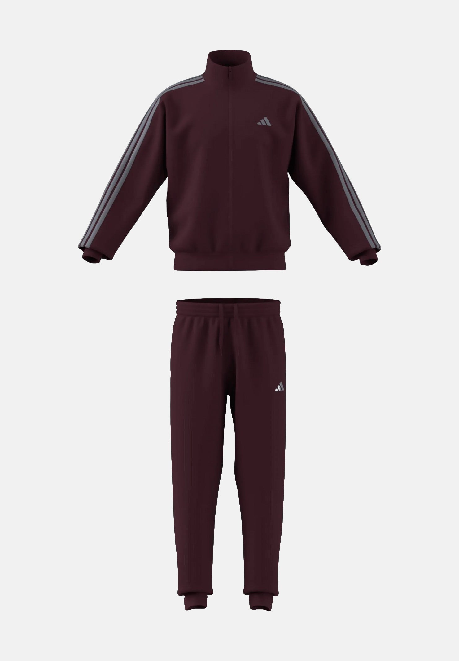 ADIDAS PERFORMANCE tuta sportiva Team Maroon / Slate bordeaux e grigio lilla da uomo. KY2281 . ADIDAS PERFORMANCE 