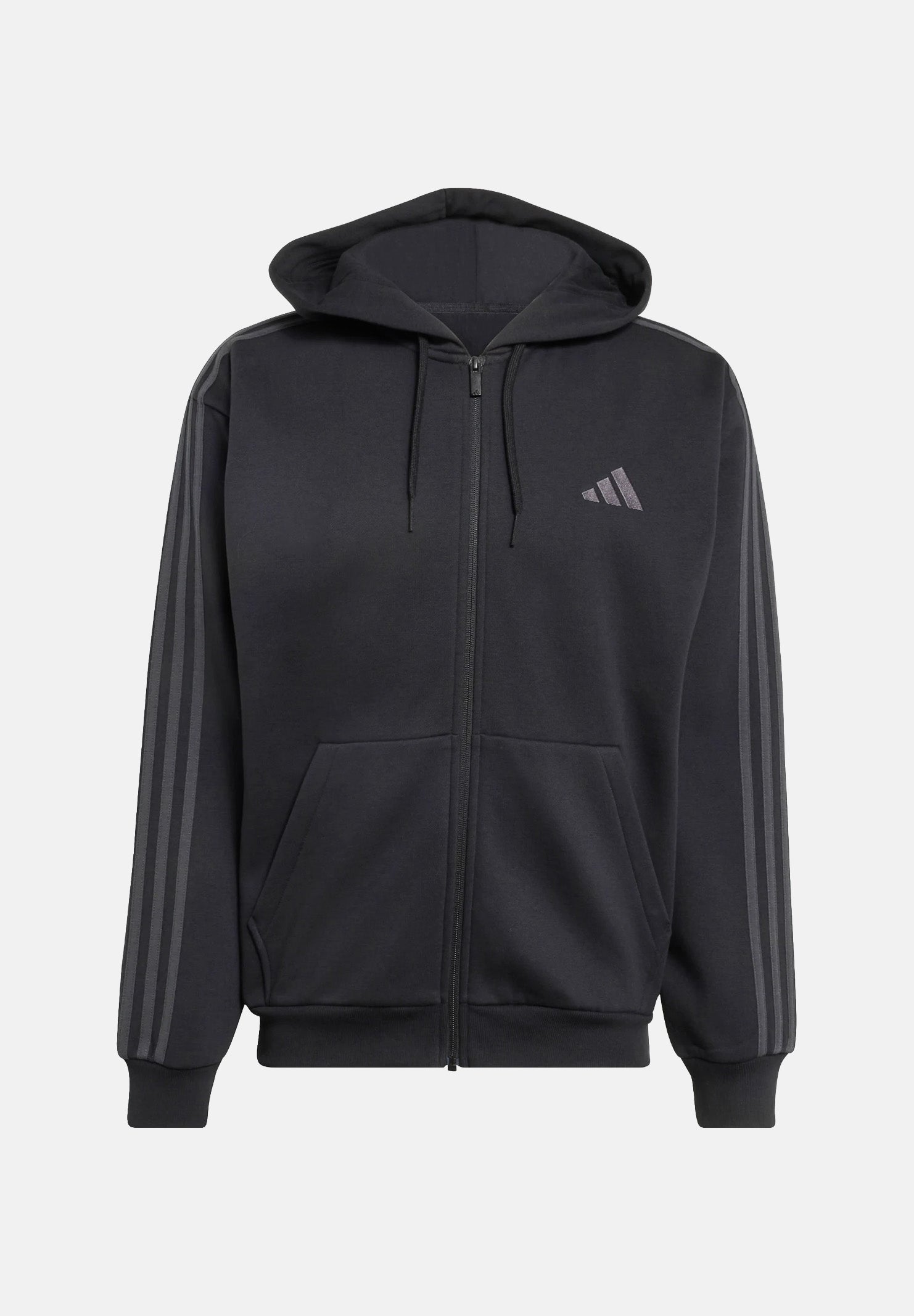 ADIDAS PERFORMANCE felpa con zip e cappuccio Black/Carbon nera da uomo. KY4140 . ADIDAS PERFORMANCE 