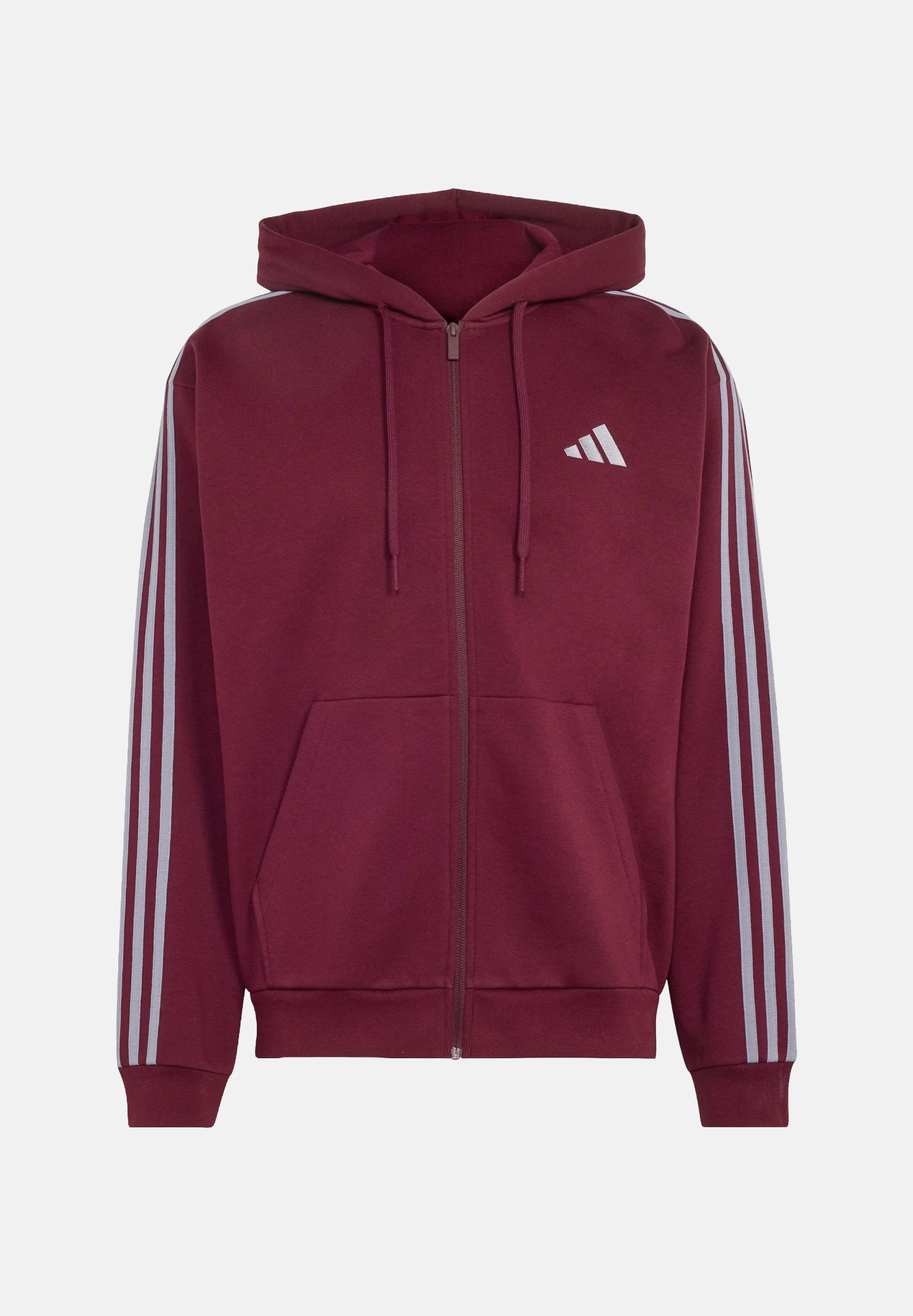ADIDAS PERFORMANCE  felpa con cappuccio e zip Team Maroon/Slate bordeaux e grigio lilla da uomo. KY4145 . ADIDAS PERFORMANCE 