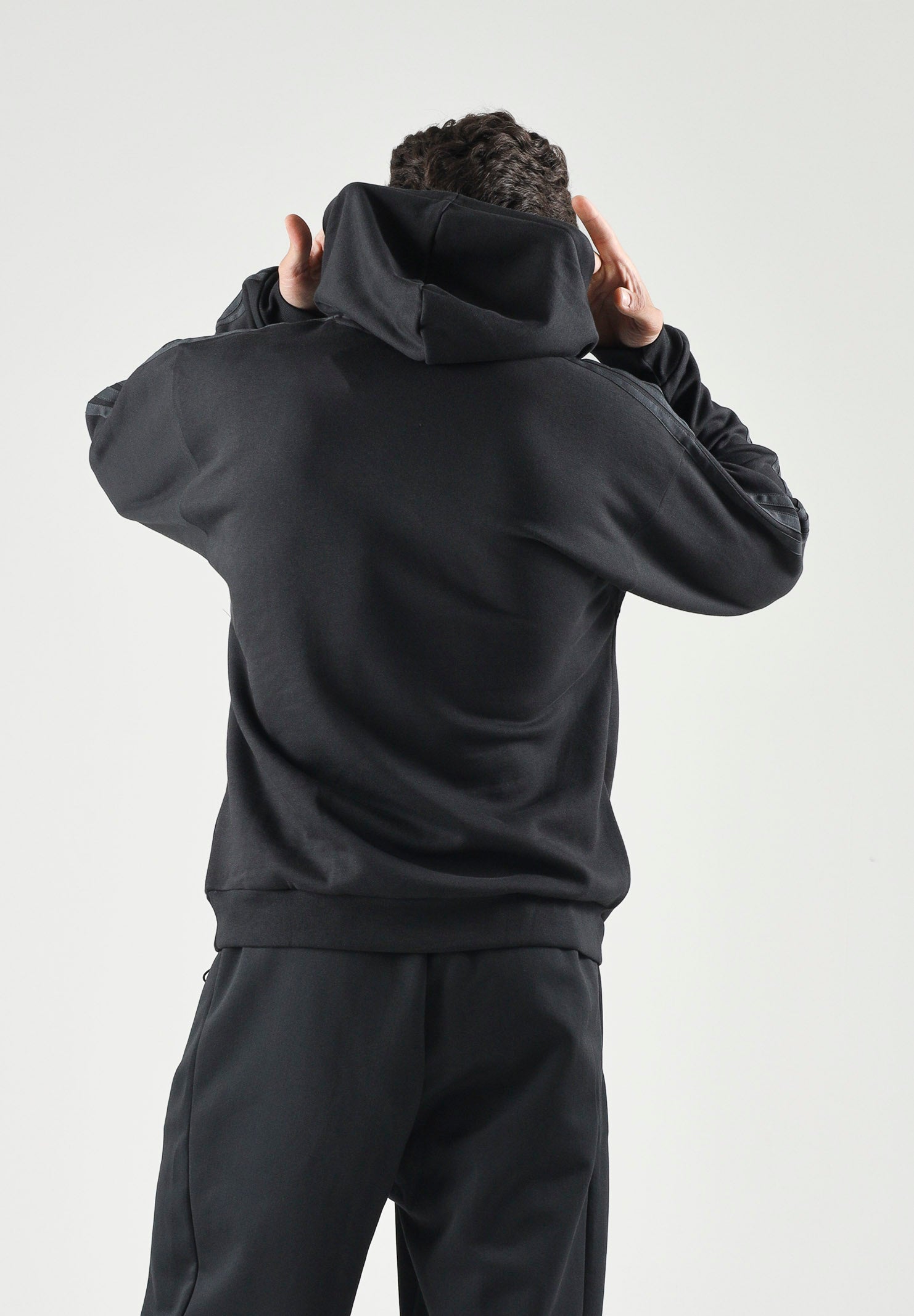 ADIDAS PERFORMANCE  felpa con cappuccio Black/Carbon nero da uomo. KY4165 . ADIDAS PERFORMANCE 