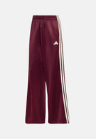 ADIDAS PERFORMANCE Pantaloni 3-STRIPES WIDE LEG TRACK PANTS Maroon/Ivory bordeaux e avorio donna. KY8168 . ADIDAS PERFORMANCE 