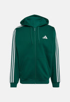 ADIDAS PERFORMANCE  felpa con zip e cappuccio Collegiate Green/Off White verde scuro e bianco uomo. KZ1412 . ADIDAS PERFORMANCE 