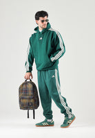 ADIDAS PERFORMANCE felpa con cappuccio CGREEN/OWHI verde  e bianco uomo. KZ1413 . ADIDAS PERFORMANCE 