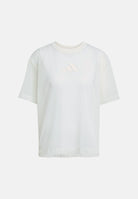 ADIDAS PERFORMANCE T-shirt a manica corta Soft Lux Mesh panna da donna JV9872 . ADIDAS PERFORMANCE 