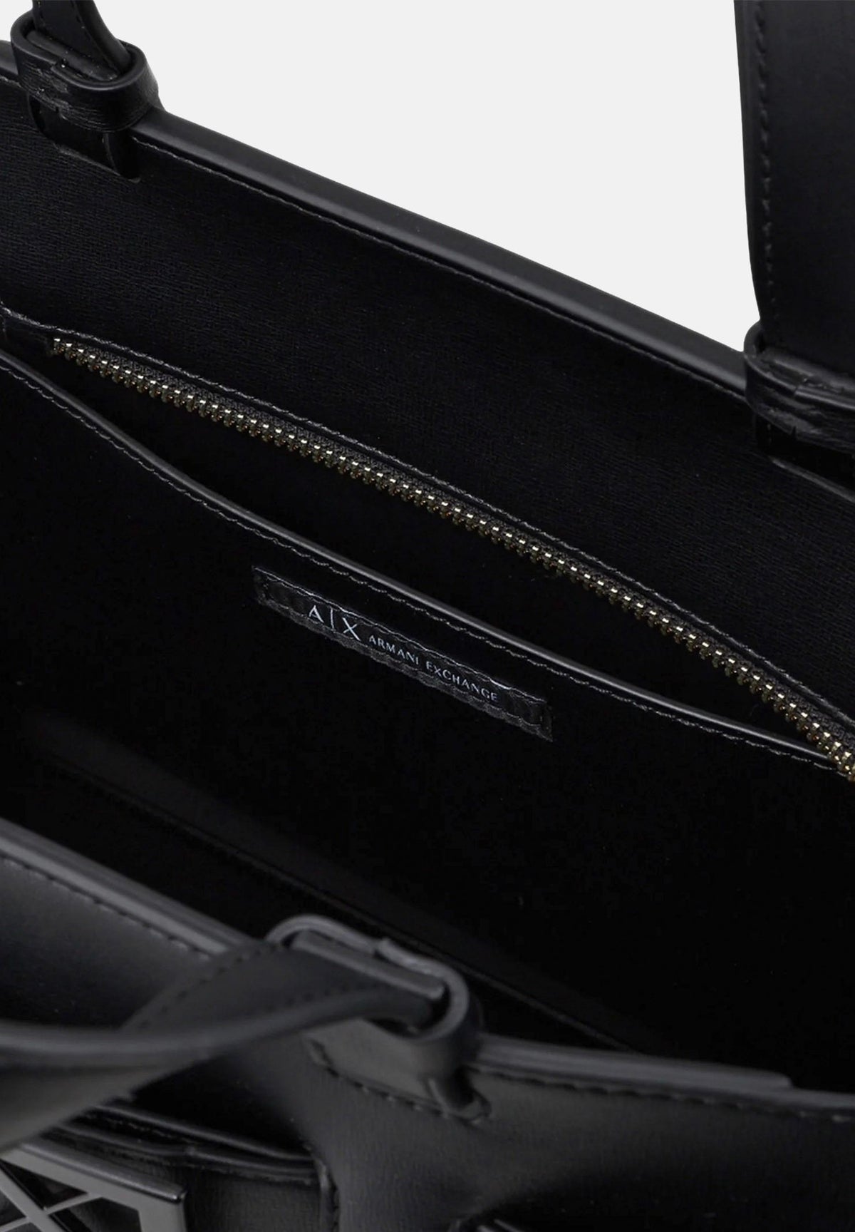 ARMANI EXCHANGE Shopper nero-limousine da donna con logo 9426890A874 00020 ARMANI EXCHANGE 