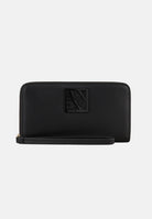 ARMANI EXCHANGE Portafogli nero da donna con placca logo 9484860A874 00020 ARMANI EXCHANGE 