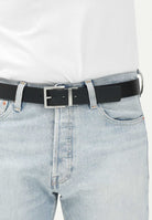 ARMANI EXCHANGE Cintura double face nera e blu da uomo 951000CC512 43020 ARMANI EXCHANGE 